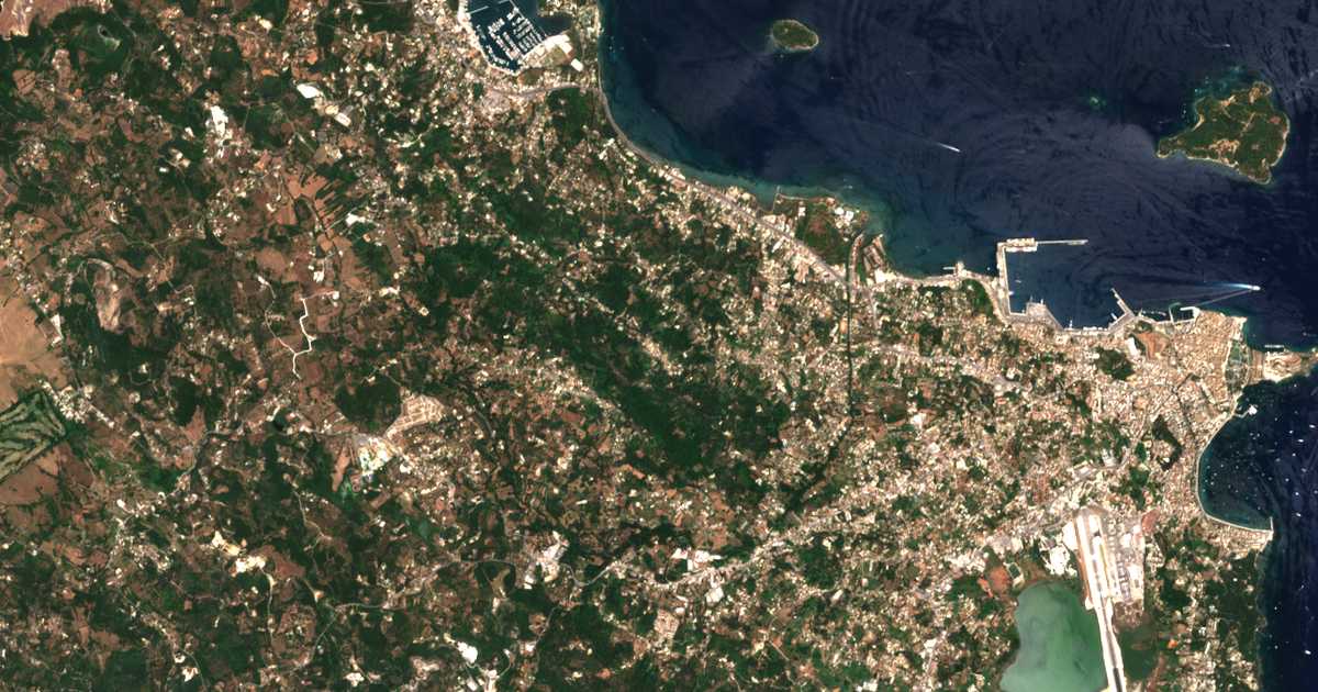 Сателитска карта на Evropoúloi