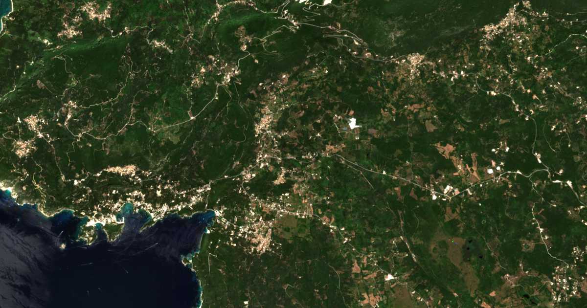 Сателитска карта на Papathanátika