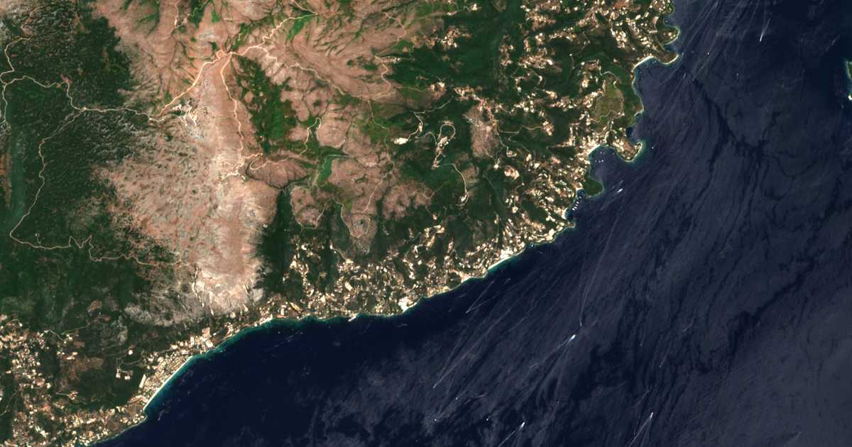 Сателитска карта на Katávolos