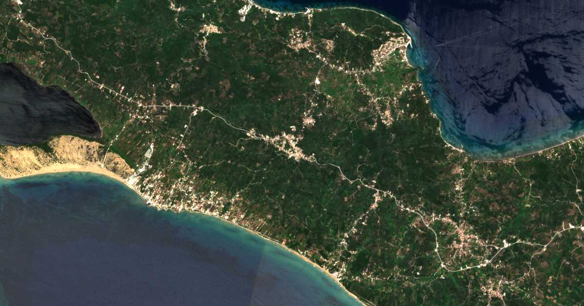 Сателитска карта на Argyrádes