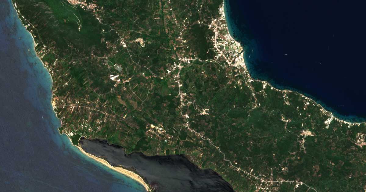 Сателитска карта на Vragkaniótika