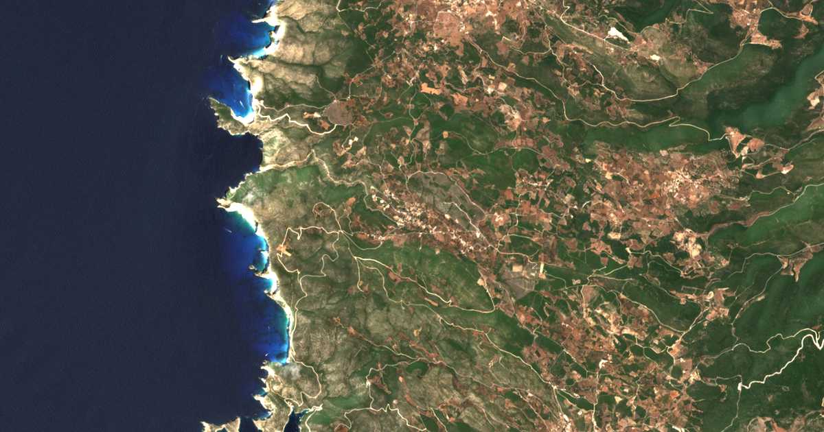 Сателитска карта на Anafonítria
