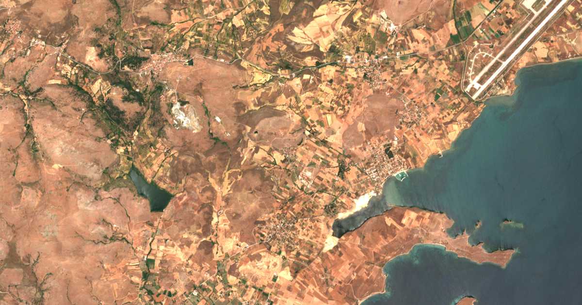 Сателитска карта на Agkaryónes