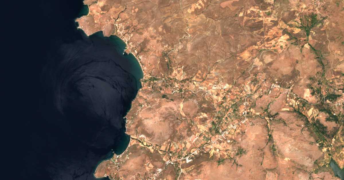 Сателитска карта на Káspakas
