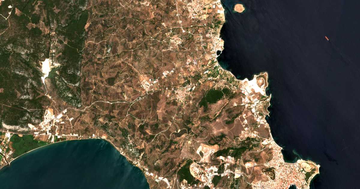 Сателитска карта на Mória