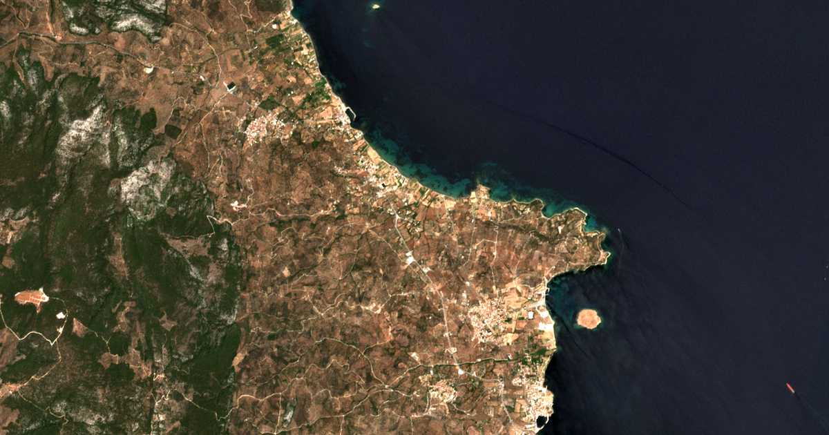 Сателитска карта на Pýrgoi Thermís
