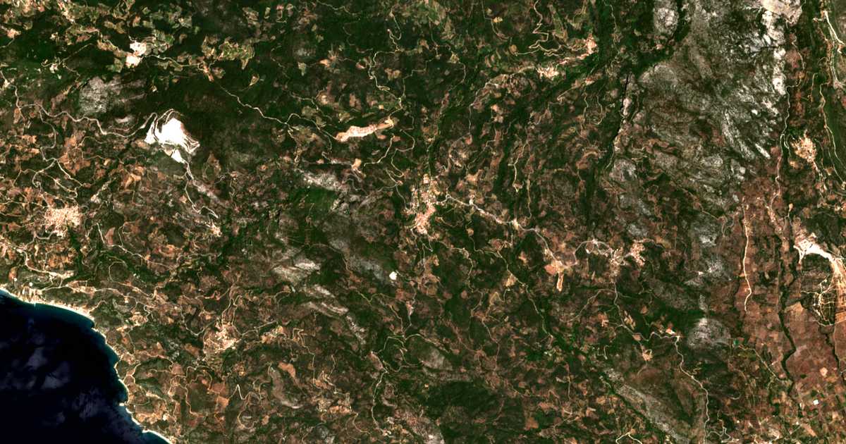 Сателитска карта на Pýrgos