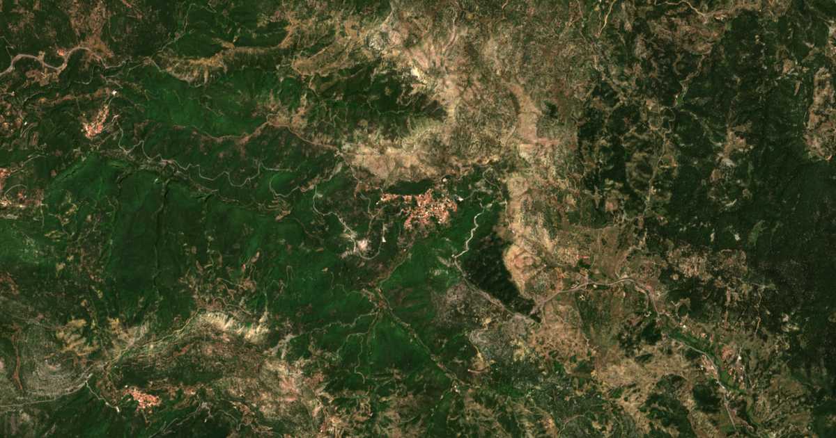 Сателитска карта на Lagkádia