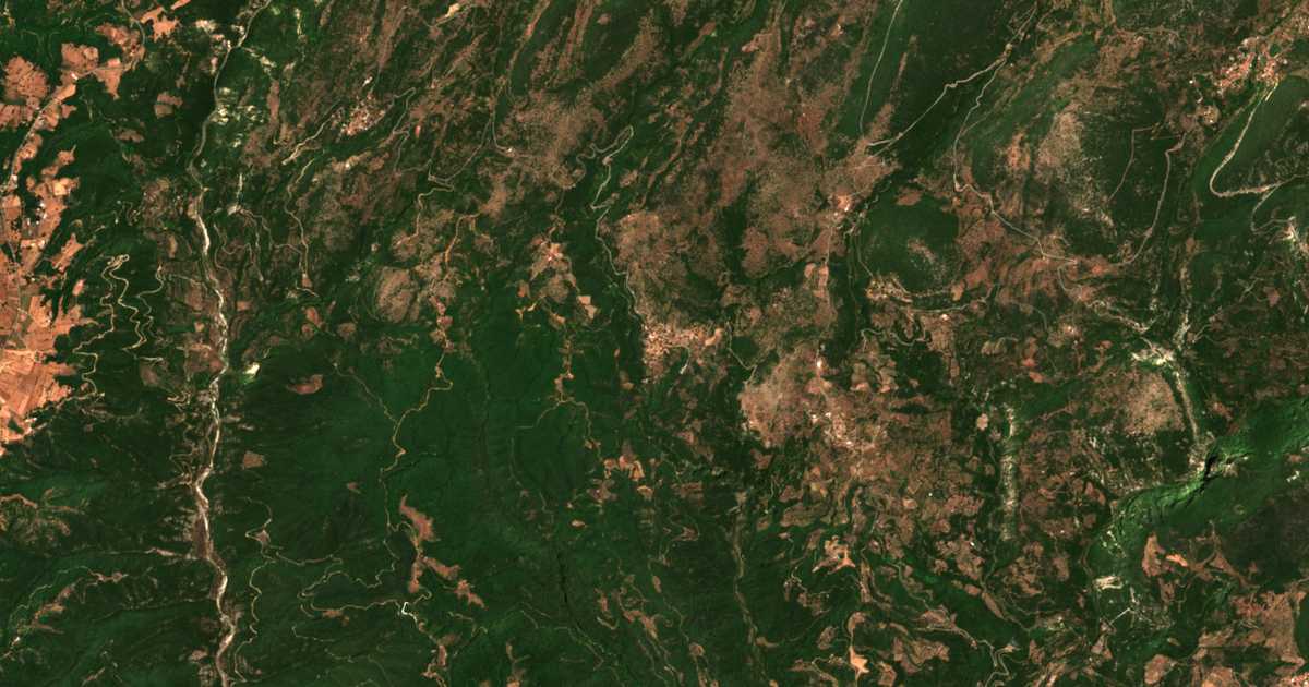 Сателитска карта на Monastirákion