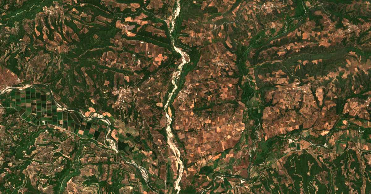 Сателитска карта на Tripotamiá