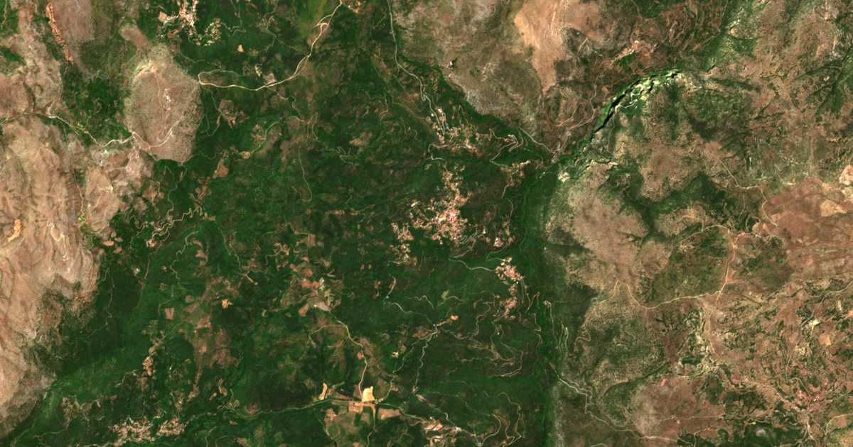 Сателитска карта на Kastríon