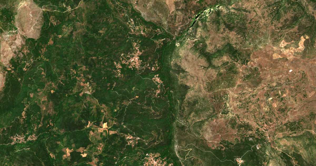 Сателитска карта на Oriá Í Orgiá