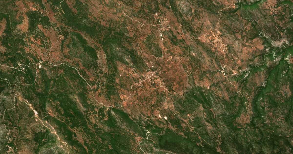 Сателитска карта на Peletá