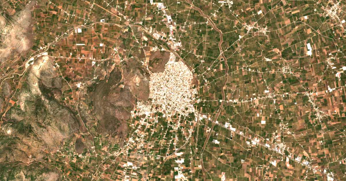 Сателитска карта на Аргос