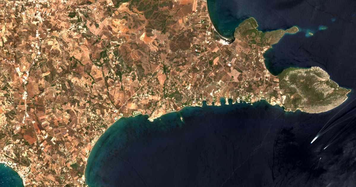 Сателитска карта на Petrothálassa Ermiónis