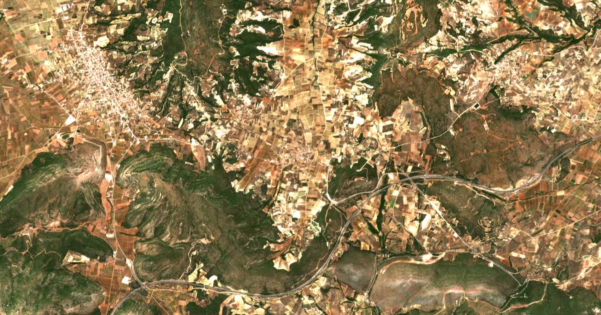 Сателитска карта на Archaía Neméa