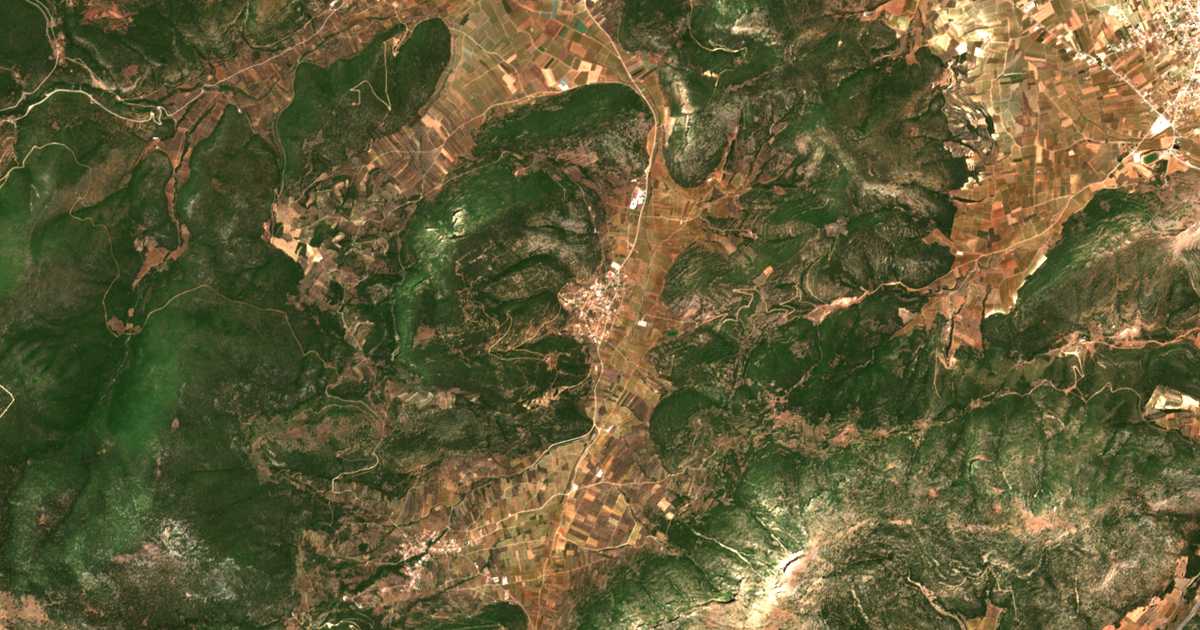 Сателитска карта на Leóntion