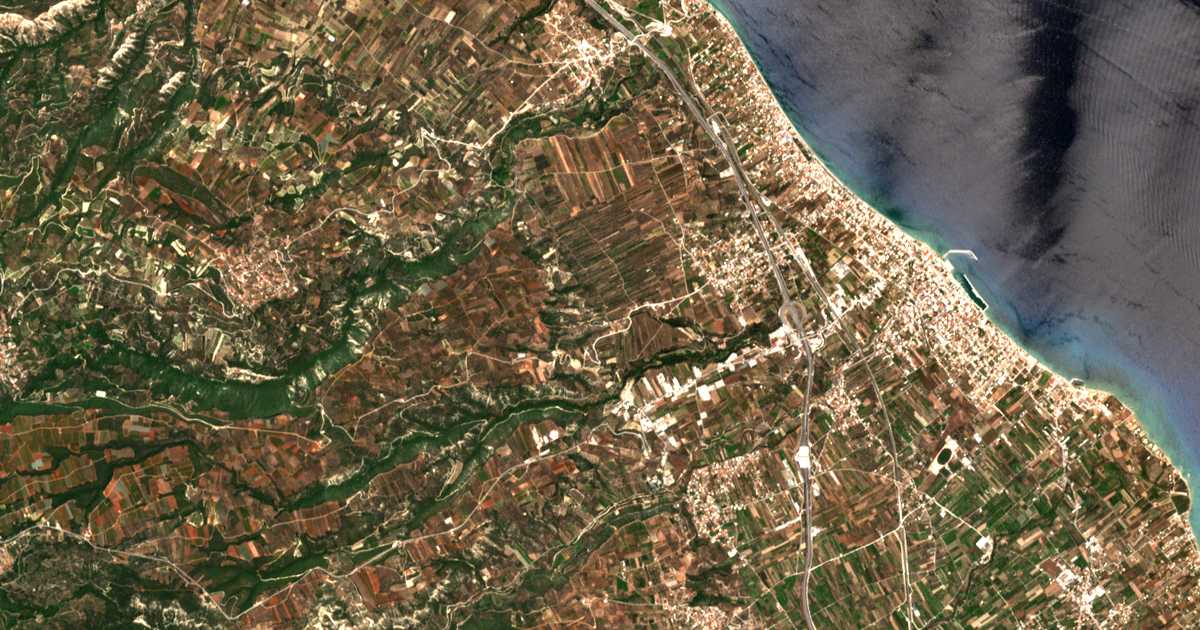 Сателитска карта на Valtsaíika