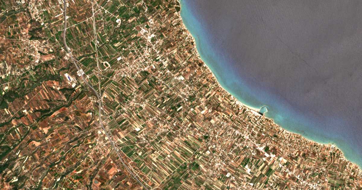 Сателитска карта на Kokkónion