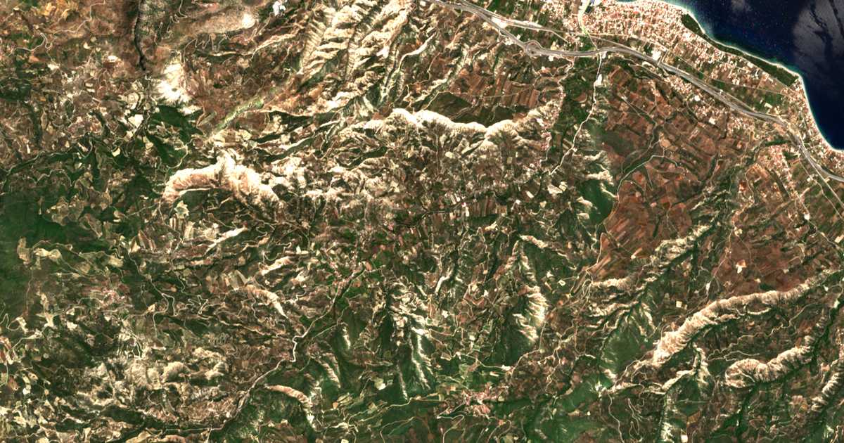 Сателитска карта на Georgantaíika