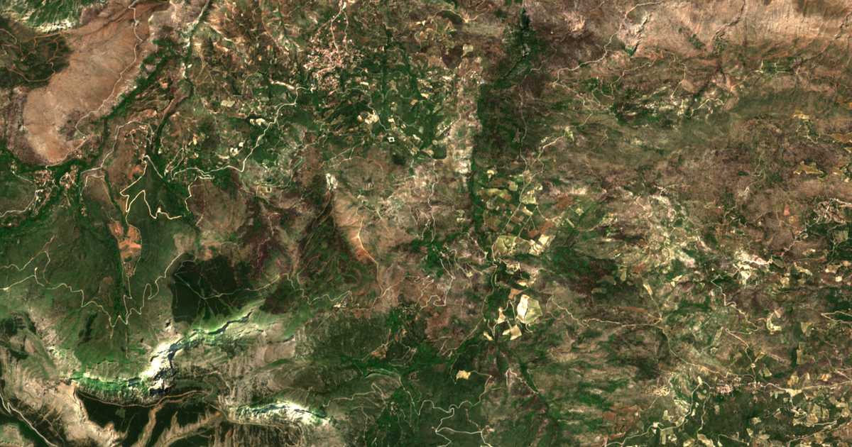 Сателитска карта на Kallithéa