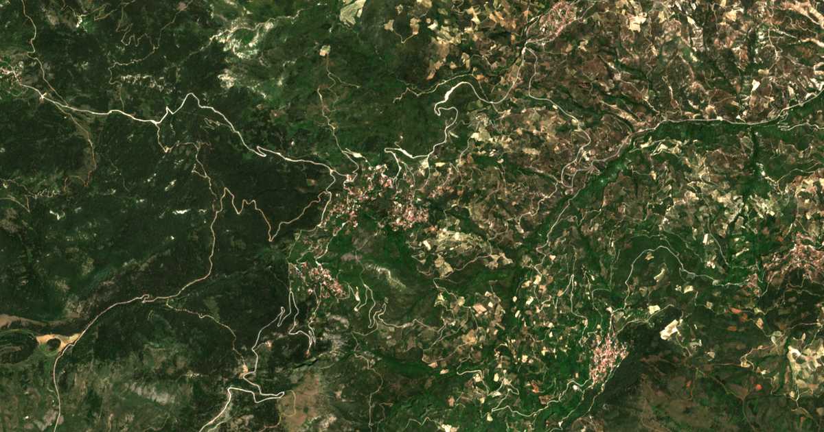 Сателитска карта на Káto Synoikía Trikálon
