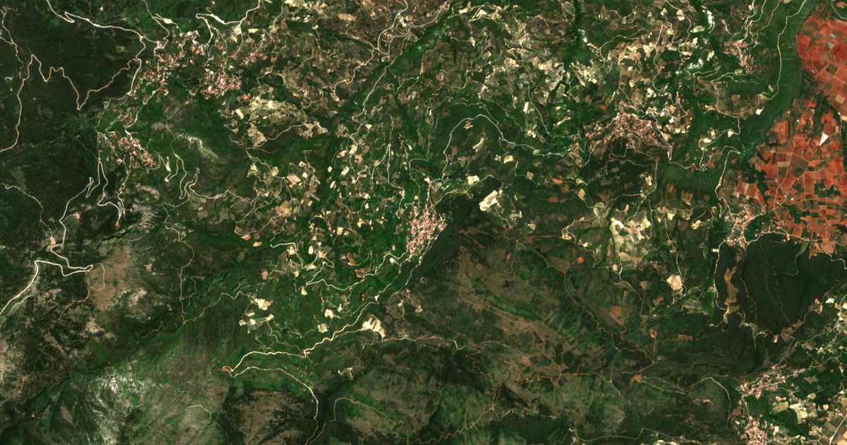 Сателитска карта на Mánna