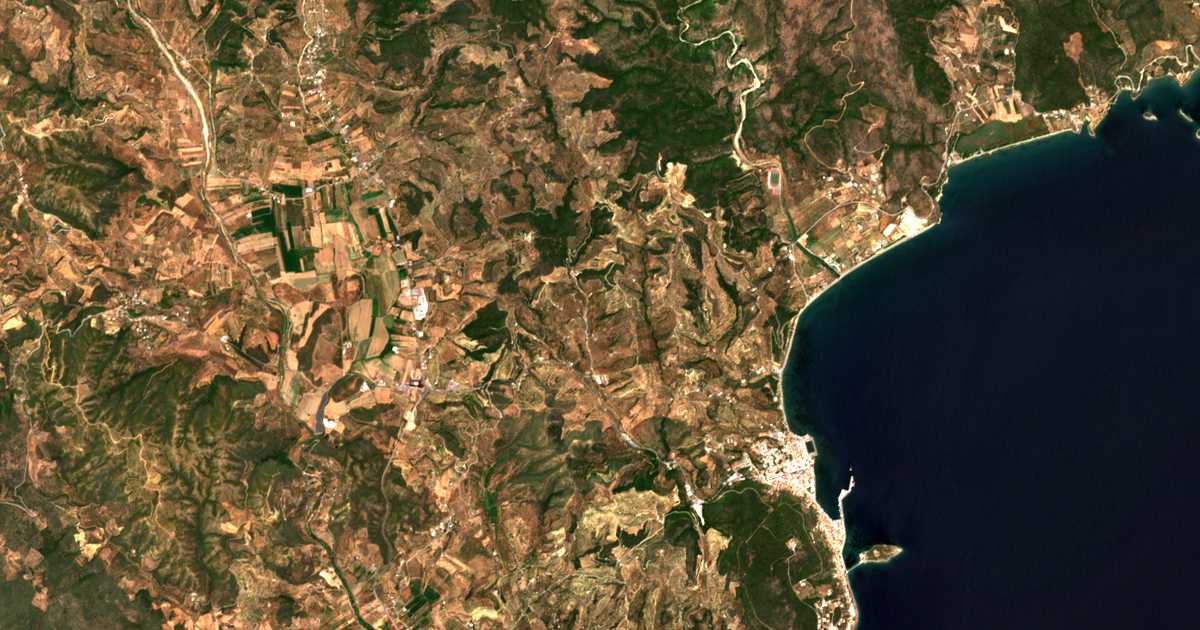 Сателитска карта на Pritsiótiko