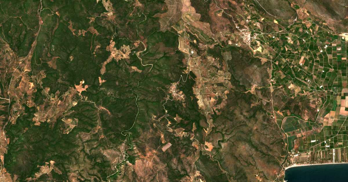 Сателитска карта на Lágion
