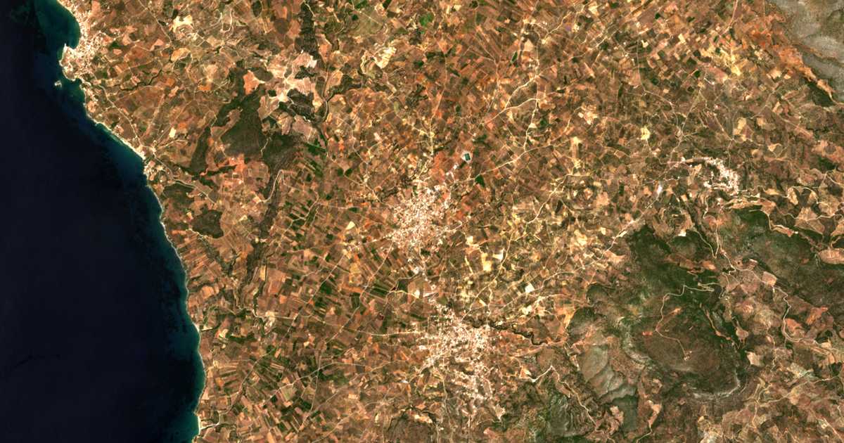 Сателитска карта на Asopós