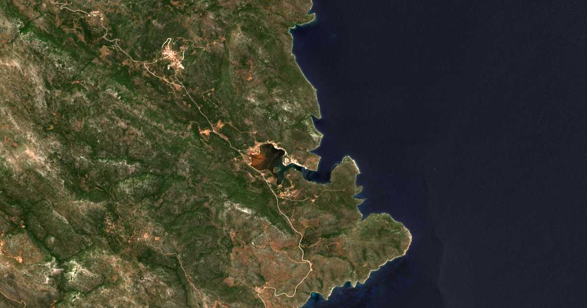 Сателитска карта на Limín Iérakos