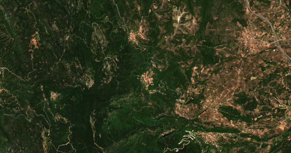 Сателитска карта на Georgítsion