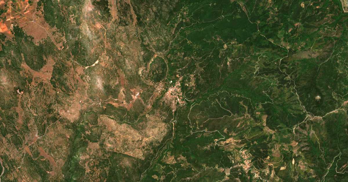 Сателитска карта на Орахово