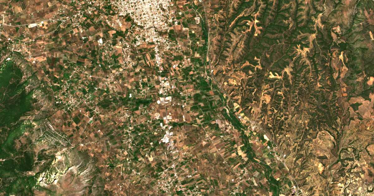 Сателитска карта на Riviótissa