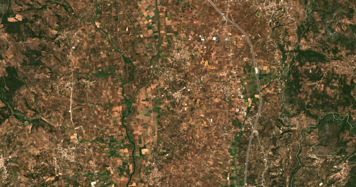 Сателитска карта на Alónia