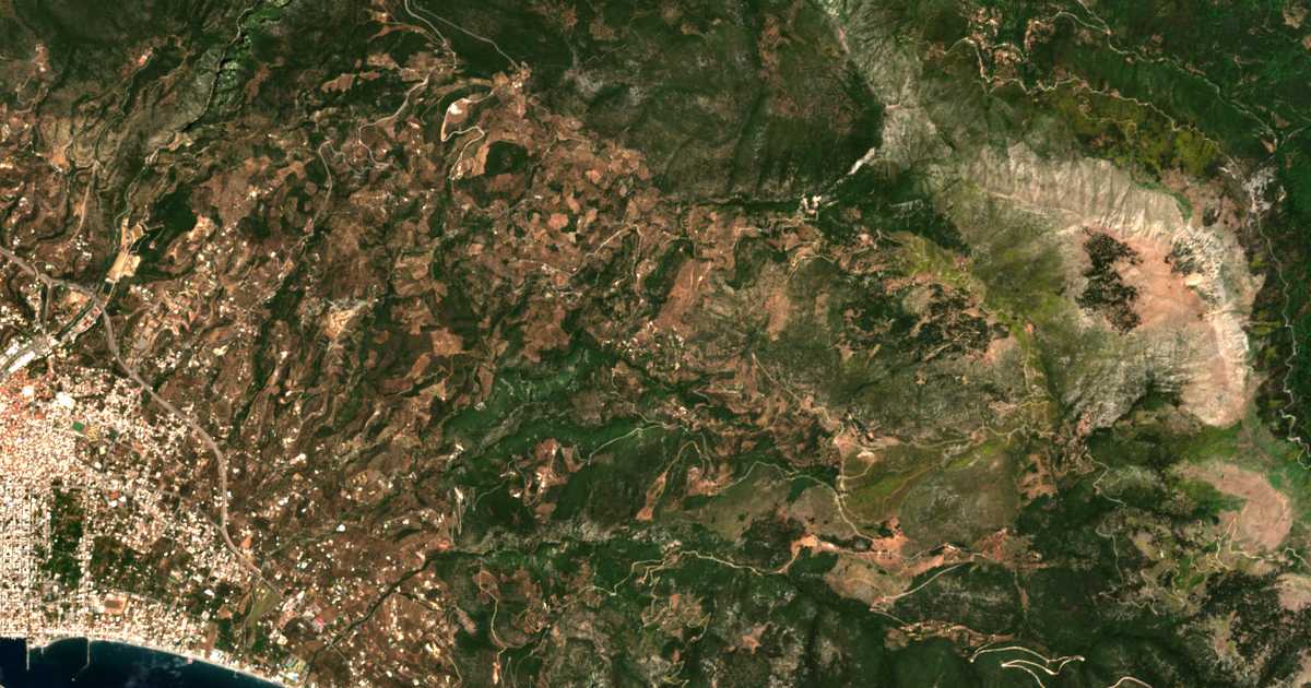 Сателитска карта на Perivolákia