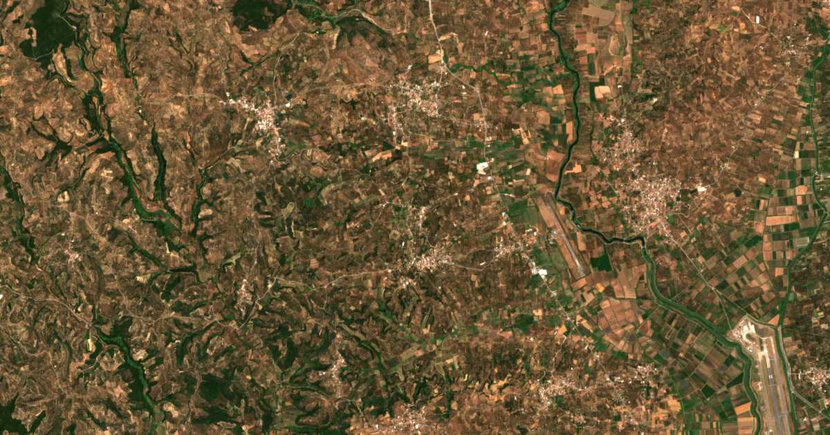 Сателитска карта на Agriliá