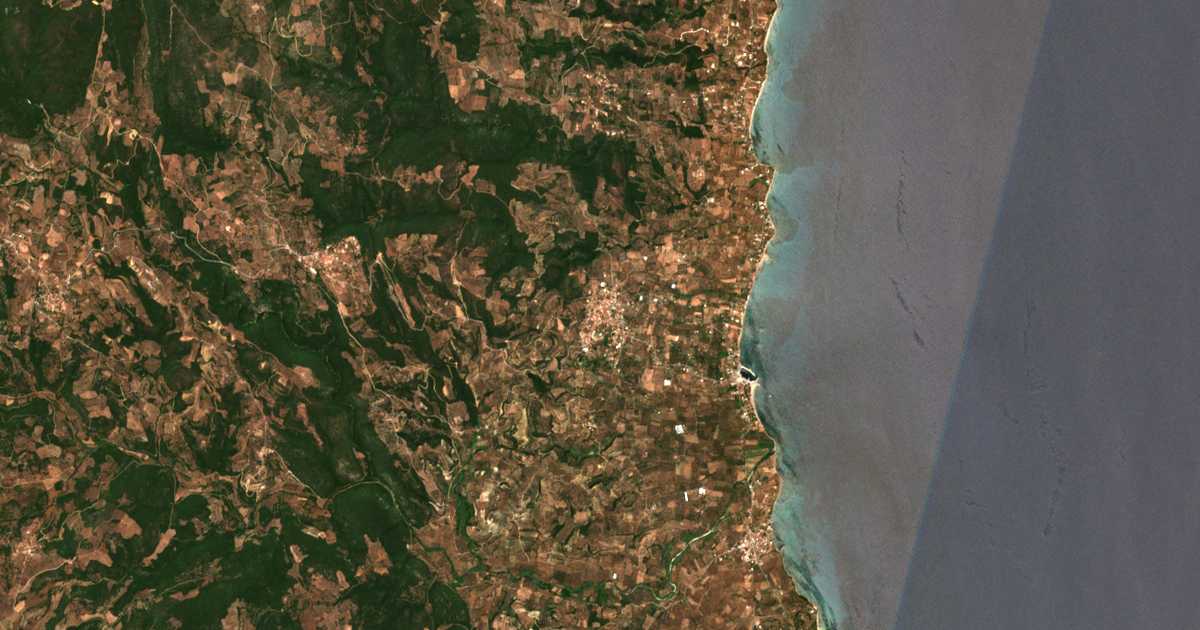 Сателитска карта на Longá