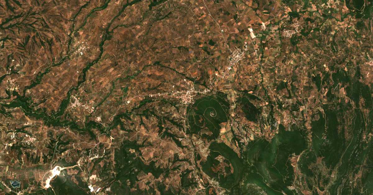 Сателитска карта на Chandrinós