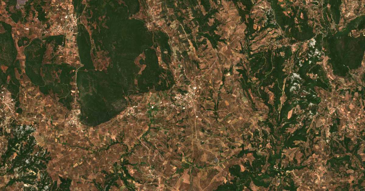 Сателитска карта на Kallithéa