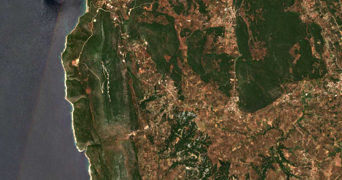 Сателитска карта на Mesochórion