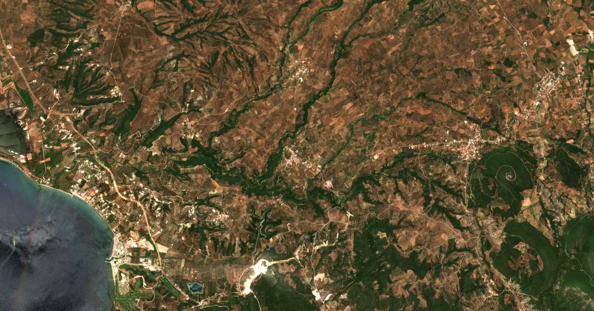 Сателитска карта на Stenosiá