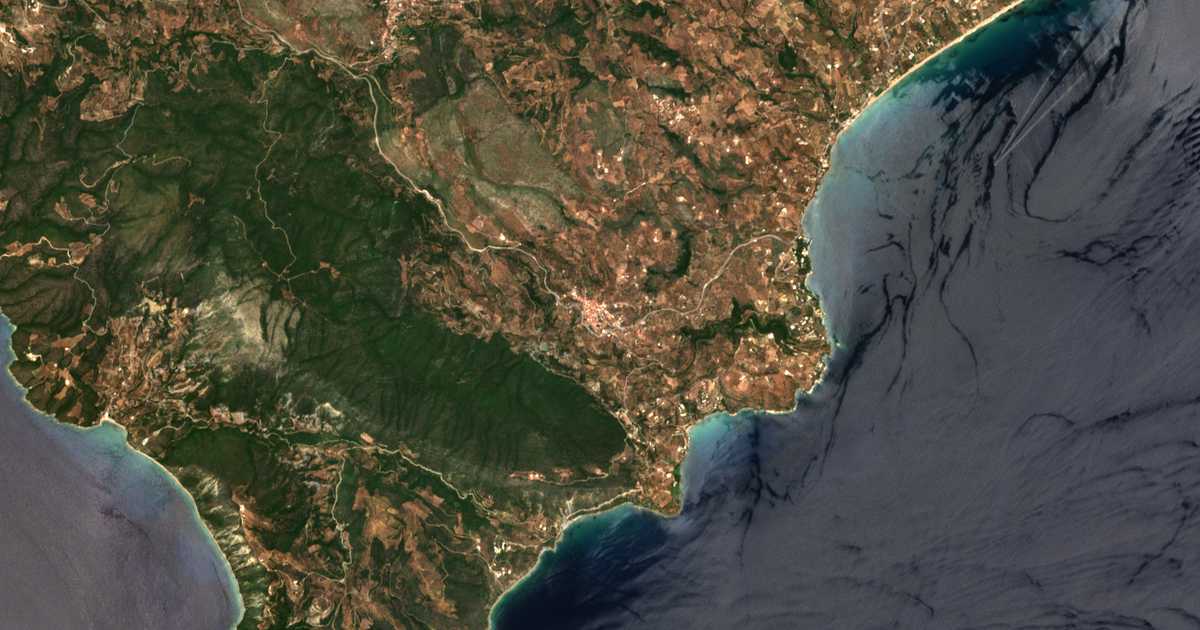 Сателитска карта на Vasilítsion