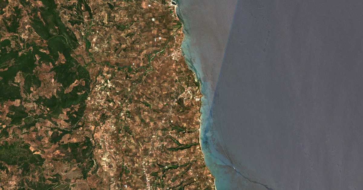 Сателитска карта на Vounária