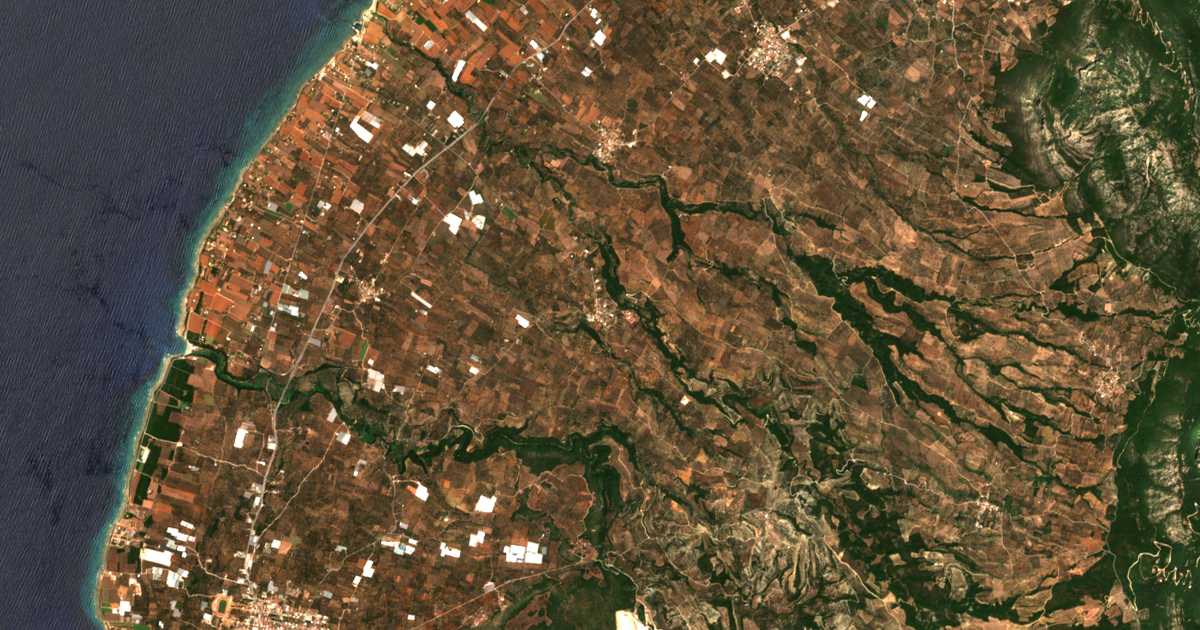 Сателитска карта на Chalazónion