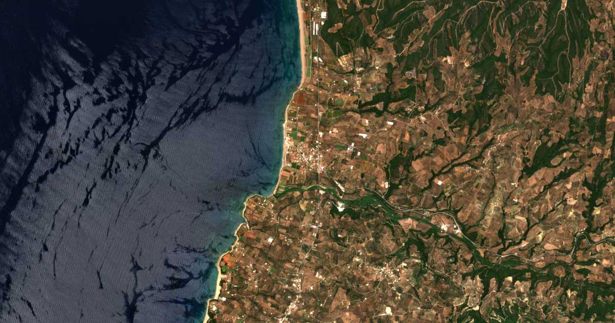 Сателитска карта на Kalón Nerón