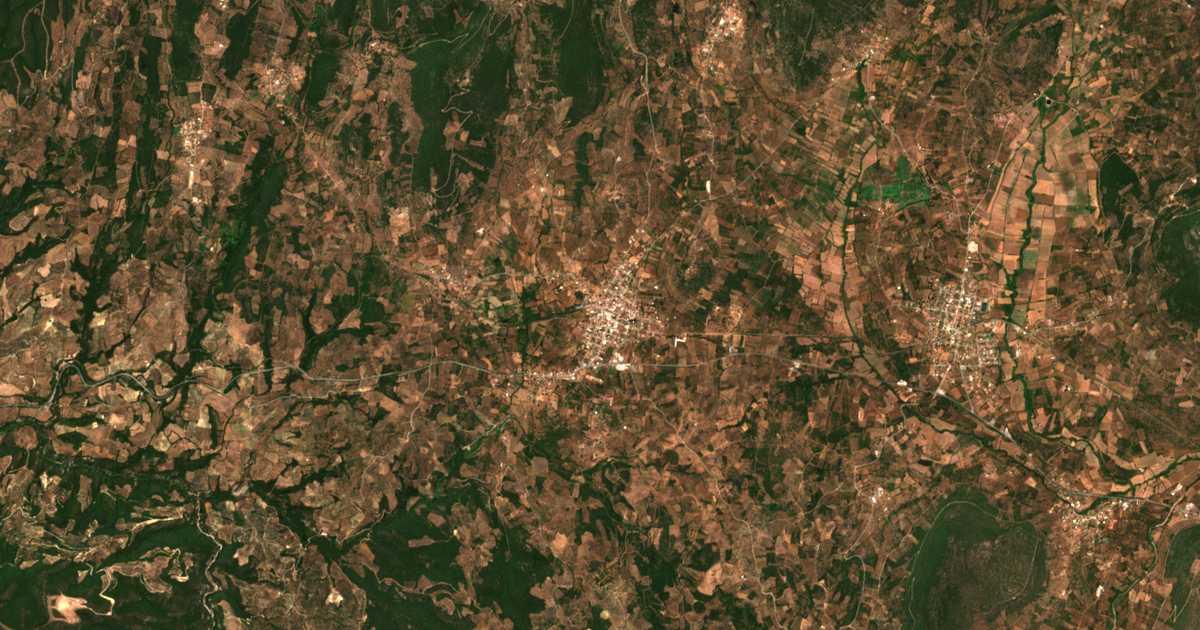 Сателитска карта на Kopanáki