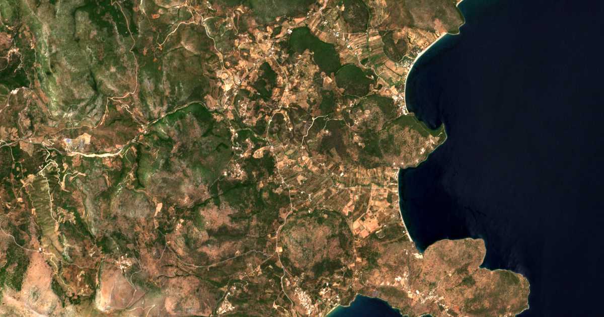 Сателитска карта на Ágios Vasíleios