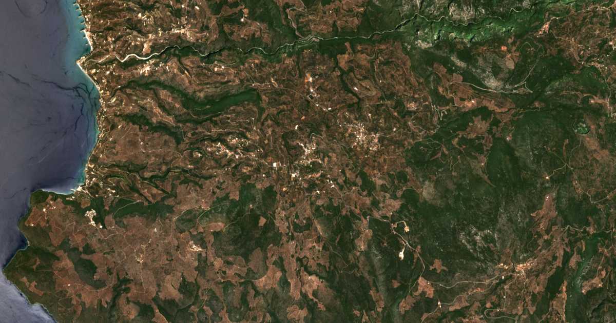 Сателитска карта на Stavropígion
