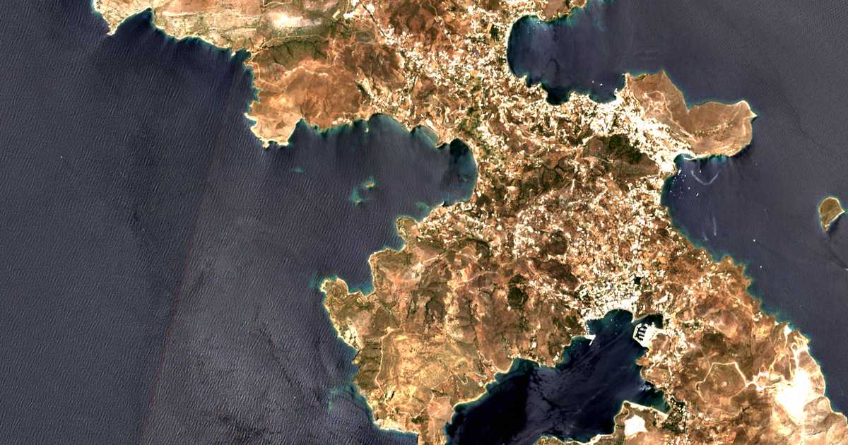 Сателитска карта на Drymón